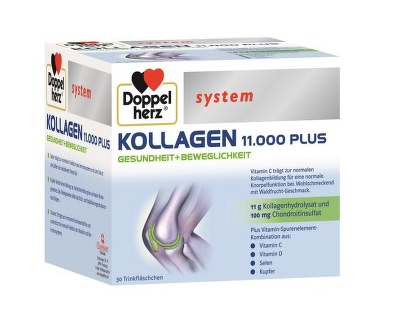 Vitamine si suplimente - Kollagen 11000 Plus, 30 fiole buvabile, Doppelherz, farmacom.ro