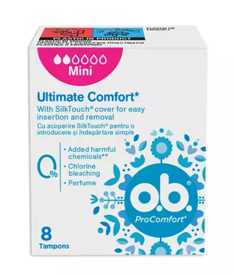Ingrijire intima - TAMP 0B JOHNSON PROCOMFORT MINI * 8 BUC 1433, farmacom.ro