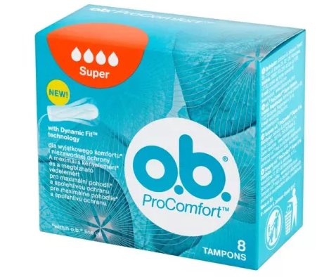 Igiena intima - TAMP 0B JOHNSON PROCOMFORT SUPER * 8 BUC 4565, farmacom.ro