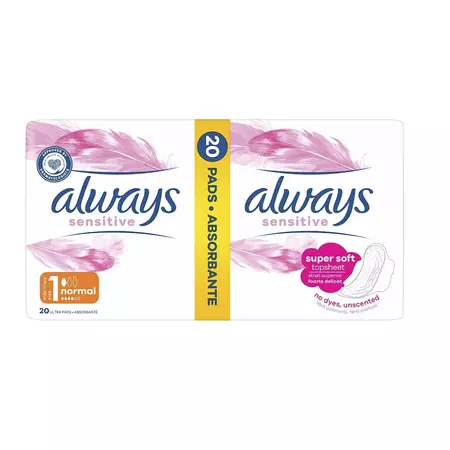 Igiena intima - ABSORBANTE ALWAYS SENSITIVE DUO PACK ULTRA NORMAL PLUS * 20 BUC, farmacom.ro