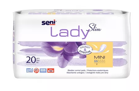 Ingrijire personala - ABSORBANTE INCONTINENTA SENI LADY SLIM MINI * 20 BUC, farmacom.ro