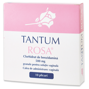 Medicamente fara reteta (OTC) - Tantum Rosa plicuri, 500 mg, 10 buc., Angelini, farmacom.ro