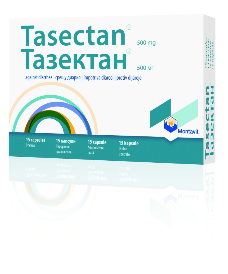 Tulburari digestive, hepatice si biliare - TASECTAN 500 MG * 15 CAPSULE, farmacom.ro