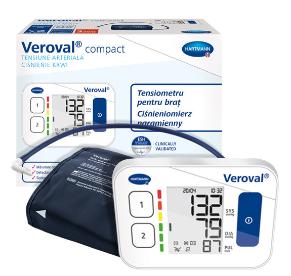 Tensiometre - Tensiometru digital de brat Veroval Compact, farmacom.ro