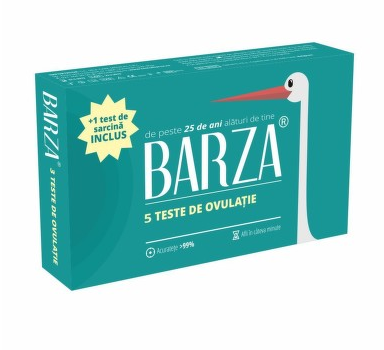 Aparatura si dispozitive medicale - TEST OVULATIE BARZA * 5 BUC+1 TEST SARCINA BANDA, farmacom.ro