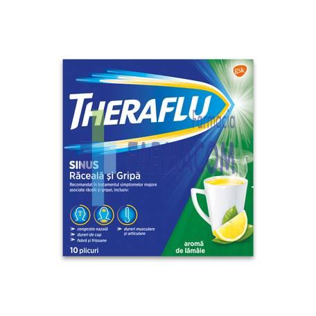 Medicamente fara reteta (OTC) - THERAFLU SINUS RACEALA SI GRIPA * 10 PLIC-LAMAIE, farmacom.ro