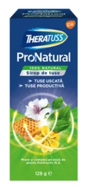 Vitamine si suplimente - THERATUSS PRONATURAL SIROP * 128 G, farmacom.ro