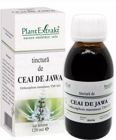 Suplimente, Produse naturiste, Vitamine si Minerale - TINCTURA DE CEAI DE JAWA-ORTHOSIPHON STAMINEUS * 120 ML, farmacom.ro