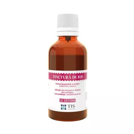 Dezinfectanti - TINCTURA DE IOD * 50 ML TIS, farmacom.ro