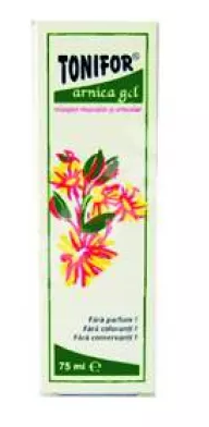 Suplimente, Produse naturiste, Vitamine si Minerale - TONIFOR ARNICA GEL * 75 ML MEBRA, farmacom.ro