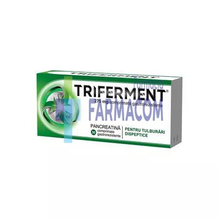 Medicamente fara reteta (OTC) - TRIFERMENT * 30 COMPRIMATE GASTROREZISTENTE, farmacom.ro