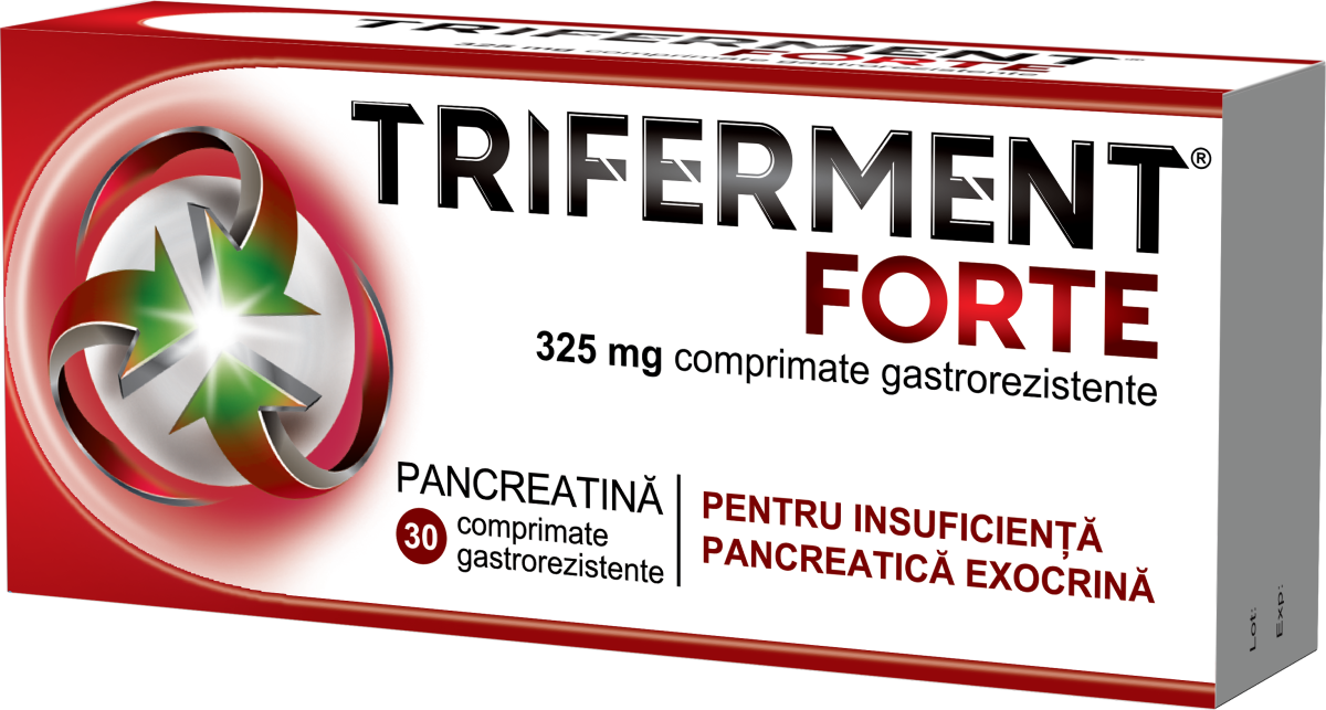 Medicamente fara reteta (OTC) - Triferment Forte, 325 mg, 30 comprimate, Biofarm, farmacom.ro