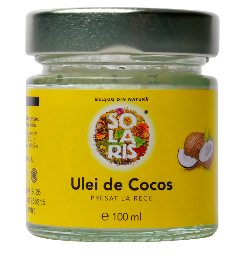 Tincturi si uleiuri - ULEI DE COCOS * 100 ML SOLARIS, farmacom.ro
