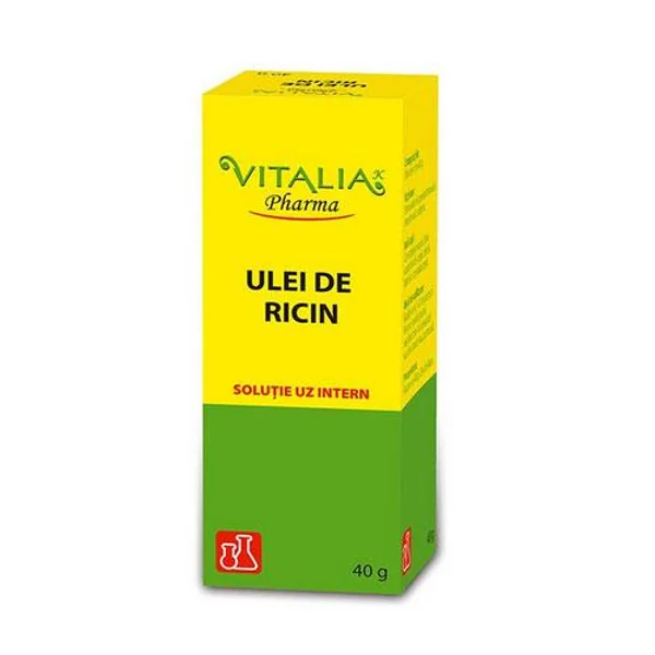 Suplimente alimentare - ULEI DE RICIN * 40 G VITALIA, farmacom.ro