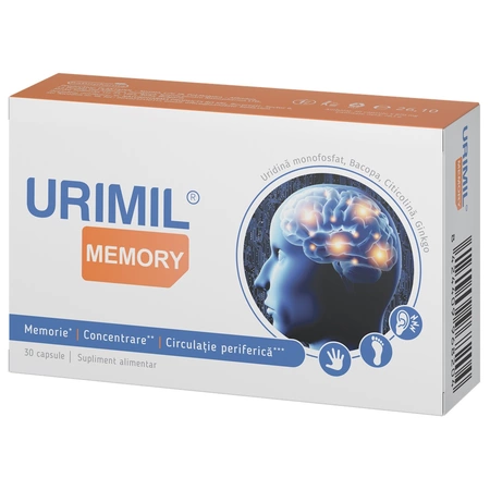 Pastile pentru memorie si concentrare - URIMIL MEMORY * 30 CAPSULE, farmacom.ro