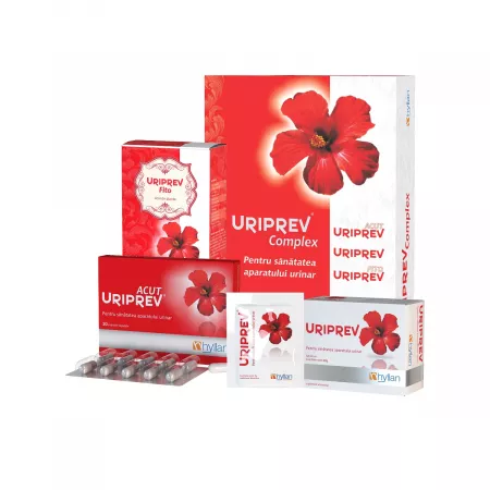 Vitamine si suplimente - URIPREV COMPLEX * 10 CPS+12 PLIC 80G CEAI, farmacom.ro