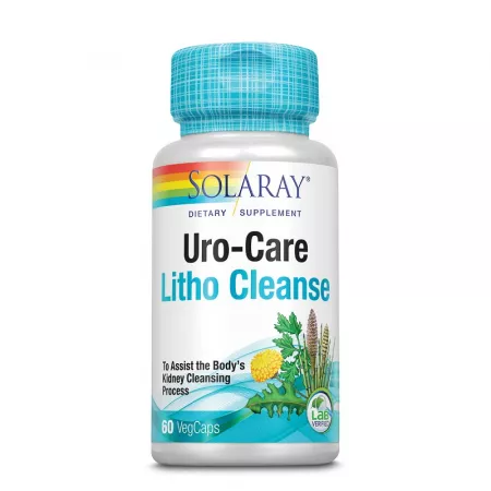 Vitamine si suplimente - URO-CARE LITHO CLEANSE * 60 CPS VEG SECOM, farmacom.ro