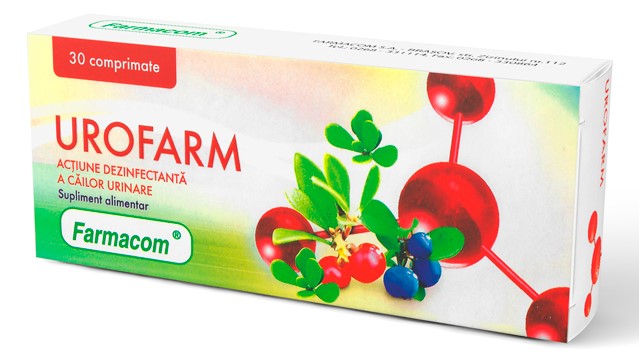 Suplimente alimentare Farmacom - UROFARM * 30 CPR FARMACOM, farmacom.ro
