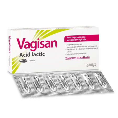 Ingrijire intima - VAGISAN ACID LACTIC * 7 OVULE, farmacom.ro