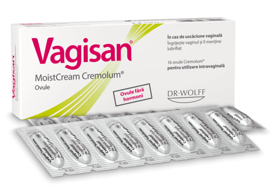 Ingrijire intima - VAGISAN MOISTCREAM CREMOLUM * 16 OVULE, farmacom.ro