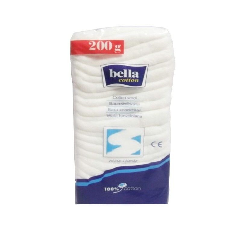 Comprese si pansamente - VATA BELLA * 200 GR 100% BUMBAC, farmacom.ro