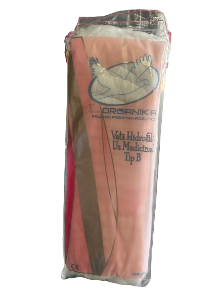 Comprese si pansamente - VATA XMED ORGANIKA TIP BC * 100 GR, farmacom.ro