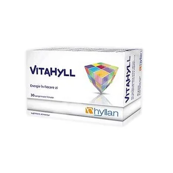 Vitamine si suplimente pentru imunitate - VITAHYLL *30 COMPRIMATE FILMATE, HYLLAN, farmacom.ro