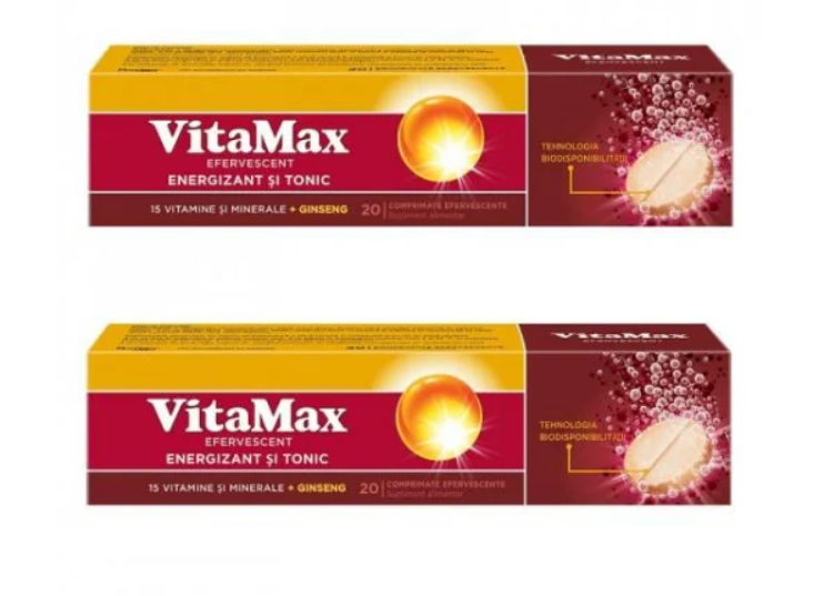 Vitamine si suplimente - VITAMAX * 20 CPR EFF 1+1 GRATIS, farmacom.ro