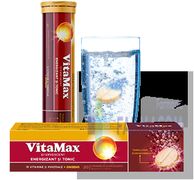 Vitamine si minerale - VITAMAX * 20 CPR EFF, farmacom.ro