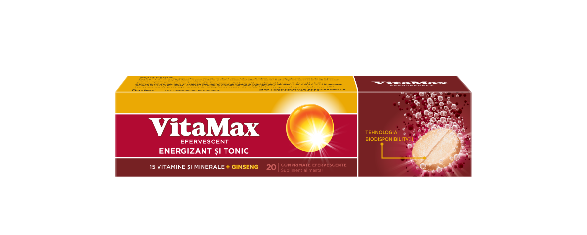 Vitamine si minerale - VITAMAX * 20 CPR EFF, farmacom.ro