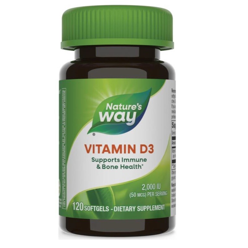 Vitamine si suplimente - Vitamina D3 2000 UI, 120 capsule, Secom, farmacom.ro