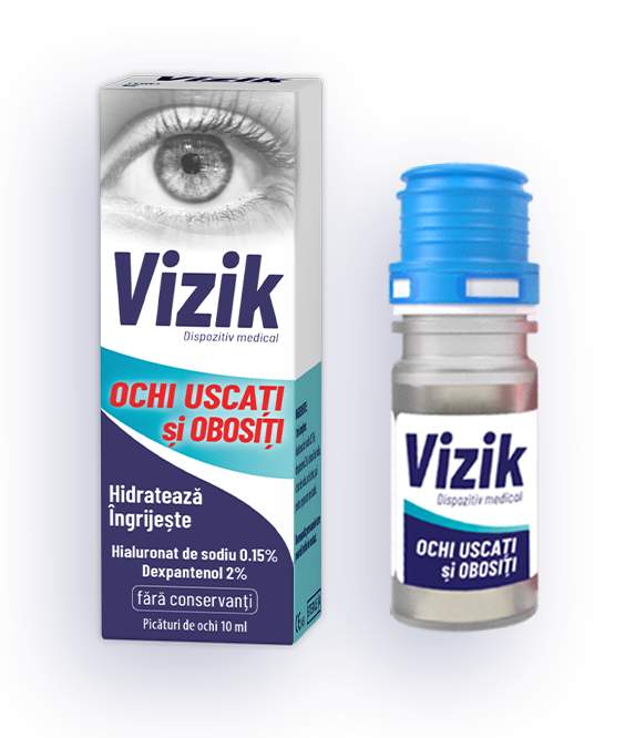 Ingrijirea ochilor - VIZIK PICATURI PT.OCHI USCATI SI OBOSITI * 10 ML, farmacom.ro