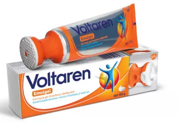 Medicamente fara reteta (OTC) - VOLTAREN EMULGEL 11,6 MG/G * 100 G CU APLICATOR, farmacom.ro