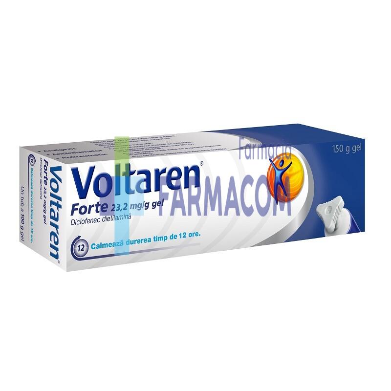 Medicamente fara reteta (OTC) - Voltaren Forte, 23.2 mg/g gel, 150 g, Gsk, farmacom.ro