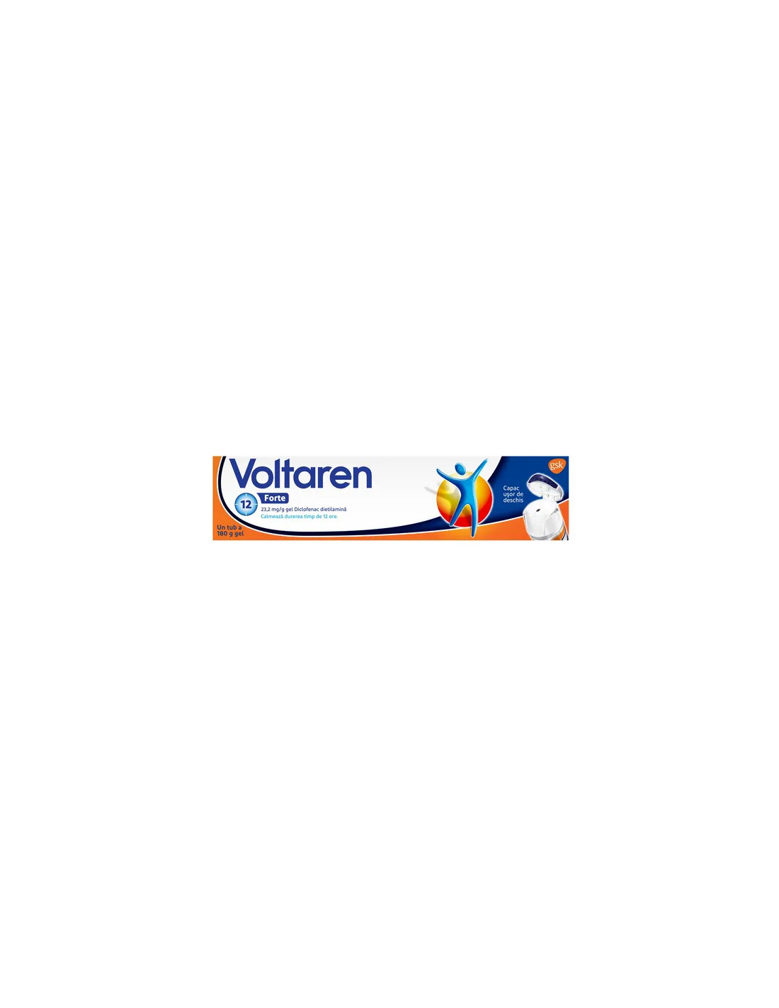 Medicamente fara reteta (OTC) - VOLTAREN FORTE 23.2 MG/G * 180 G GEL, farmacom.ro