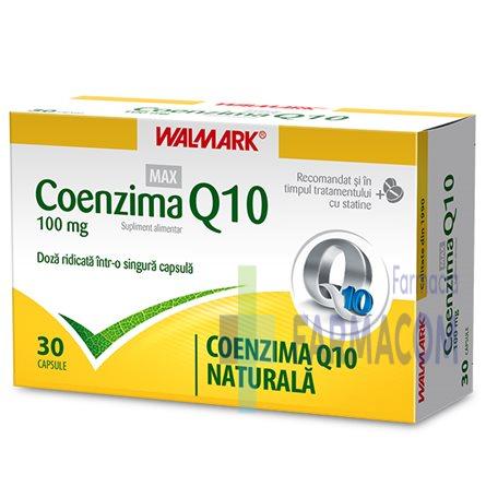 Afectiuni cardio-vasculare - W-COENZIMA Q10 MAX 100 MG * 30 CPS, farmacom.ro