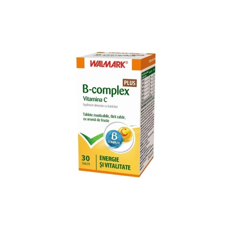 Suplimente alimentare - WALMARK B COMPLEX+VIT C * 30 CPR, farmacom.ro