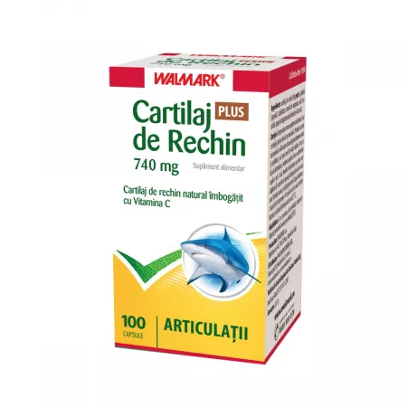 Vitamine si suplimente - W-CARTILAJ DE RECHIN PLUS * 100 CPS, farmacom.ro