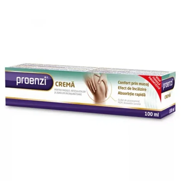 Afectiuni musculare si osoase - W-PROENZI CREMA * 100 ML, farmacom.ro