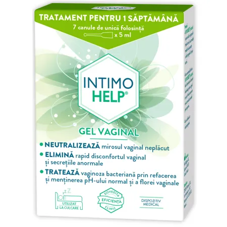Igiena intima - ZDROVIT INTIMOHELP GEL VAGINAL,7 CANULE * 5 ML, farmacom.ro