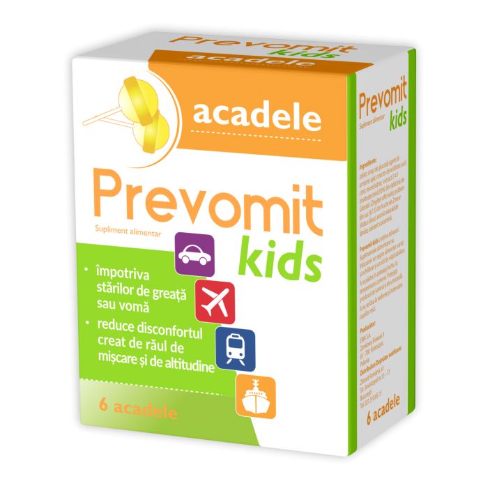 Vitamine si suplimente alimentare pentru copii - ZDROVIT PREVOMIT KIDS 6ACADELE, farmacom.ro