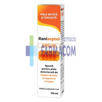 Ingrijirea pielii - ZDROVIT RANISEPTOL ARSURI SPUMA * 150 ML, farmacom.ro