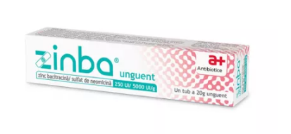 Medicamente fara reteta (OTC) - ZINBA 250UI/ 5000UI/ * 20 G UNGUENT, farmacom.ro