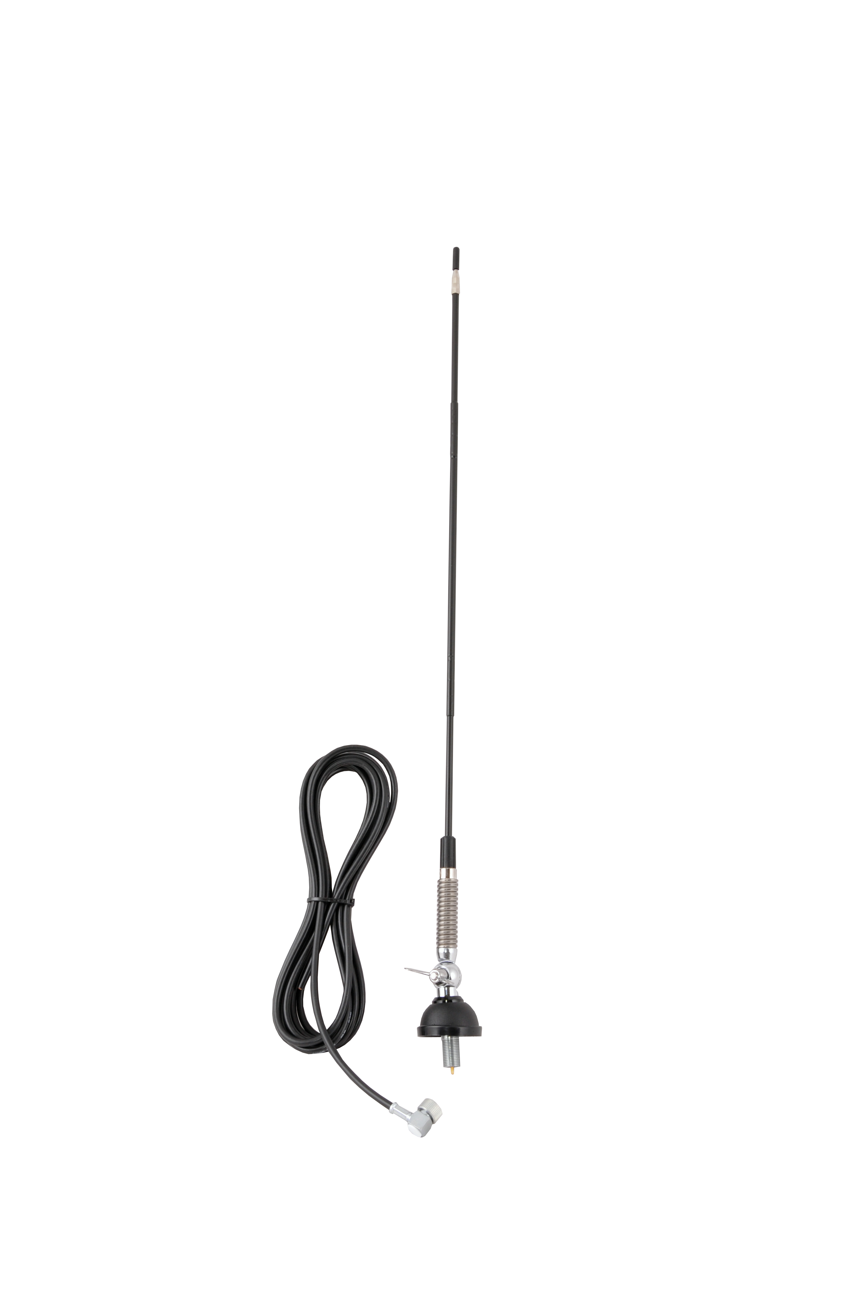 Antene și suporturi de fixare pentru antene - Antenă pentru stații radio CB Albrecht T-27 Komplett 60 cm, cu cablu 4 m, fomcoshop.ro