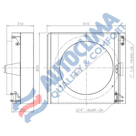 Condensator fr1/renault iliade monoventola