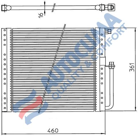 Condensator parallel flow sanden
