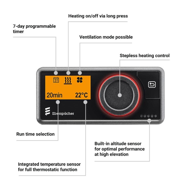 Ceas Timer Module de comandă Ceas programator Easystart Pro Timer F221...