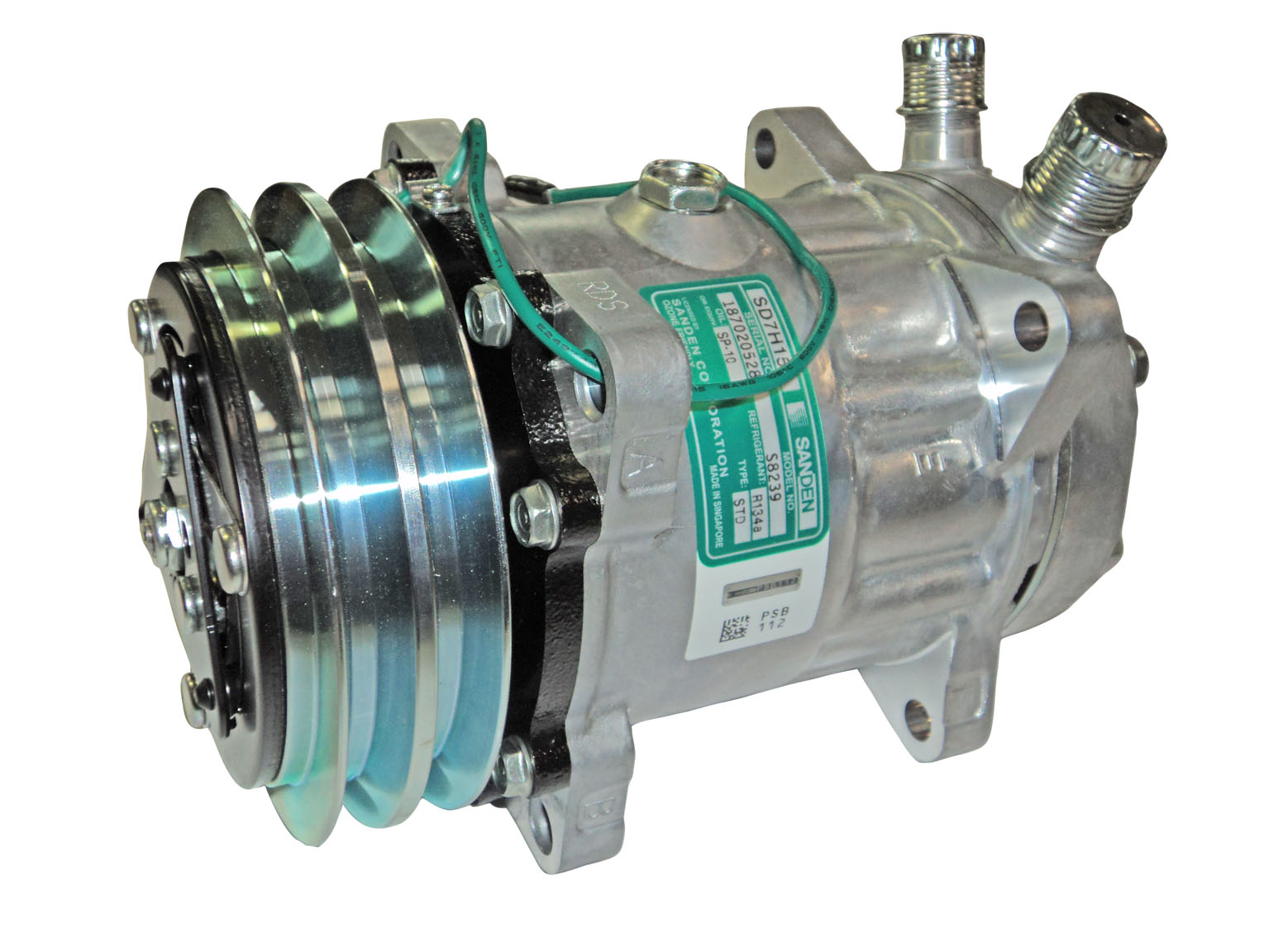 Sanden Compresor sd 7h15 24v or.v. 2 gole a dm132
