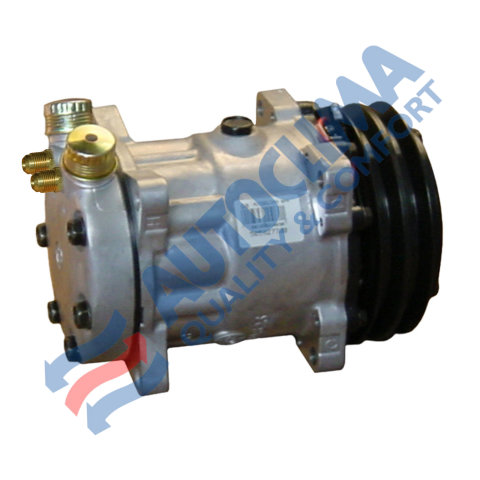 Sanden Compresor sd7h15 12v 5 1/4 2gole a r.v.