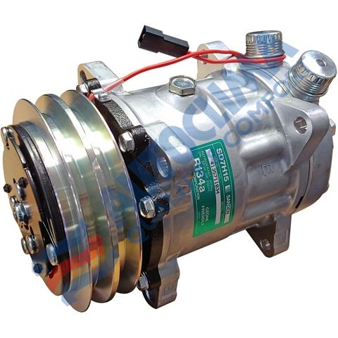 Sanden Compresor sd7h15 12v 5 1/4 2gole a r.v.